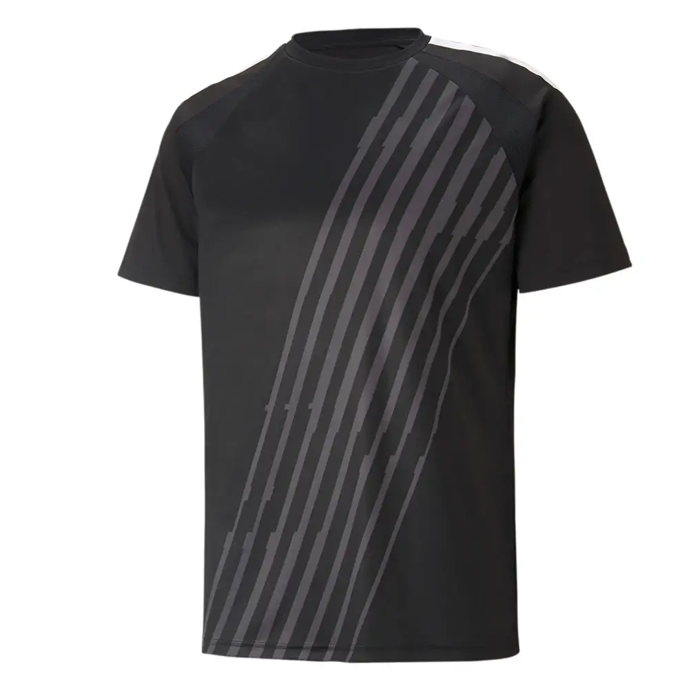 Pakistan Best Clothing Manufacturers High Quality Blank Plain Black Men's T Shirt Gym Sport O Neck T-shirts