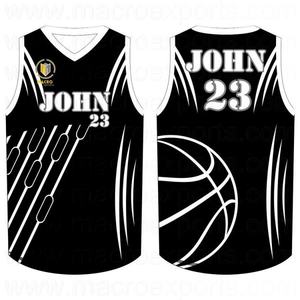 Personnalisable Nouveau Design Numérique Imprimé Respirant Basketball Uniformes Plus La Taille Polyester Gilet Tops Unisexe Adultes Sans Manches - Product Image 1