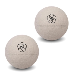 Balles à linge en feutre fait à la main, 100%, produit de blanchisserie avec impression de fleurs, en peluche de nouvelle-zélande - Product Image 2