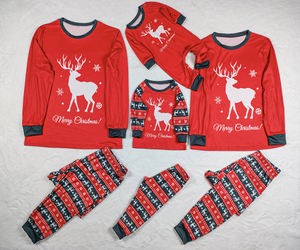 Conjunto de pijama de Navidad para niños, ropa de dormir a juego para padres e hijos, 2021 - Product Image 6