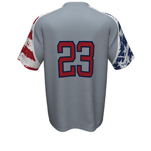Camisetas de béisbol personalizadas al por mayor, baratas, lisas y sin estampado, camisetas transpirables a la moda hechas a medida - Product Image 3