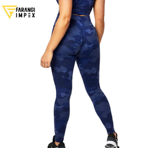 OEM personnalisé taille haute respirant sport Jogging Gym Yoga Leggings taille élastique pantalon extensible pour dames grande quantité pour - Product Image 5