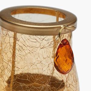 Juego de 4 candelabros de té Crackle, candelabros de metal multicolor, farolillos, tarros de velas - Product Image 2