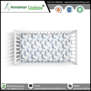 Sábana bajera supersuave personalizada para bebé, ropa de cama de color blanco - Product Image 6