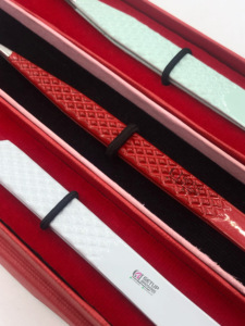 Vente en gros 45 degrés de revêtement en poudre de couleur différente pince à épiler d'extension de cils droite mince outils de beauté incurvés en acier inoxydable - Product Image 3