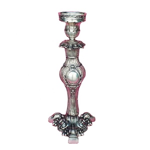Antique Embossed Pillar Candle <b>Stand</b> for Home and Wedding Decoration Garden Decorative Pillar Candle Holder Manufacturer - Product Image 1