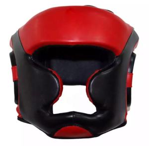 Protector de cabeza de casco de boxeo de cuero PU con logotipo personalizado profesional con características de seguridad Boxer Gear personalizado - Product Image 2