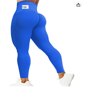 Women's High Waisted Butt Lifting Workout Leggings Seamless Ruched Booty <b>Tummy</b> <b>Control</b> Gym Compression Yoga Pants - Product Image 5