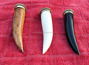 งาช้างจี้กระดูกฮอร์นธรรมชาติ100% จริงที่มีอยู่ในทุกขนาดที่กำหนดเองทิเบตเผ่าเนปาลโบฮีเมียนขนาดใหญ่งาฮอร์น - Product Image 4