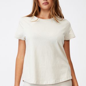 Camisetas lisas de algodón 100% para mujer, camiseta bordada con etiqueta personalizada, naranja - Product Image 1