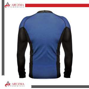 Tela de protección solar estilo deportivo de compresión multicolor sublimación completa para hombre con estampado personalizado para uso de MMA - Product Image 2