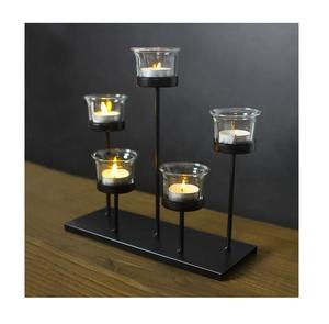 เชิงเทียนโลหะชุบเงินสไตล์วินเทจตกแต่งบ้านงานคริสต์มาสทำมือปรับสีได้ตามต้องการส่งออกล่าสุด - Product Image 6