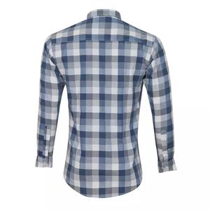 เสื้อเชิ้ตผู้ชายคอลเลคชั่นธุรกิจ แขนยาว ลายทาง ทรงปกติ ผ้าฝ้ายฟลานเนลคุณภาพสูง 100% สำหรับฤดูหนาว เป็นมิตรกับสิ่งแวดล้อม - Product Image 2