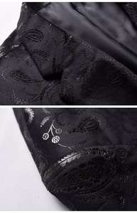 Completo Smoking da <span class=keywords><strong>Uomo</strong></span> in Velluto con Stampa Floreale di Lusso, Abiti da Cerimonia per <span class=keywords><strong>Uomo</strong></span> - Product Image 6