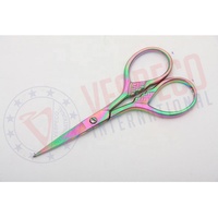 Ciseaux de manucure à lames en acier inoxydable efficaces Ciseaux de couture à broderie de type beauté droite avec capacité de coupe tranchante