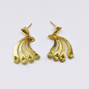 Sterling <b>Silver</b> 925 Custom made Supplier Wholesaler Handmade Unisex Woman Low MOQ Cheap Unique Elegant Natural Gemstone <b>Earring</b> - Product Image 4