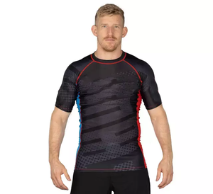 Rashguard ชุดรัชการ์ดสำหรับว่ายน้ำ,แรชการ์ดแบบระเหิดทำจากนีโอพรีน - Product Image 1