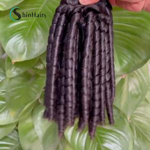Fumi-extensiones de cabello humano, mechones de cabello humano rizado y suelto, de alta calidad, pelo virgen Fumi - Product Image 4