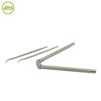 Ensemble de pics à noix en métal chromé argenté de 12,5 cm, 1200 pièces, faciles à nettoyer, pour les traiteurs et les restaurants