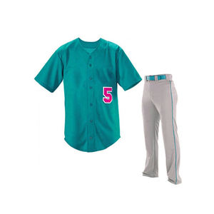 Servicio de OEM transpirable de secado rápido uniforme de béisbol de alta calidad de manga corta ropa deportiva precio al por mayor - Product Image 5