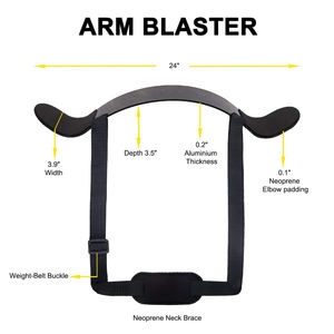 GAF Levantamiento de pesas Brazo Blaster para bíceps Tríceps Fuerza muscular Entrenamiento Ganancias Curl Soporte Aislador Bicep Blaster - Product Image 2