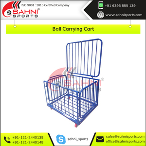 SA-CB14 de sport Sahni chariot de transport de balles en aluminium léger facile à plier et à installer avec 4 roues au meilleur prix - Product Image 6