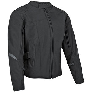 Aprobado por La CE, la mejor chaqueta textil negra impermeable de seguridad para motocicletas, diseño de ajuste personalizado, ropa deportiva de protección principal - Product Image 1