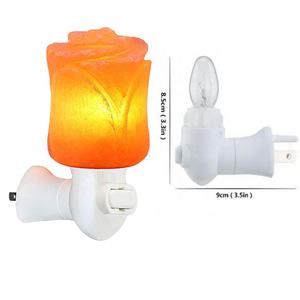 Lampe de sel de roche rose de l'Himalaya Applique de sel de forme rose avec des formes personnalisées-Sian Enterprises - Product Image 6