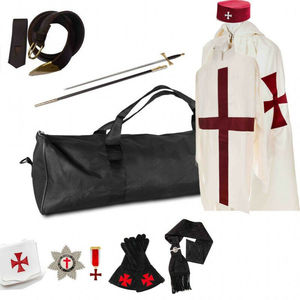 Chất lượng hàng đầu các nhà sản xuất masonic Regalia Knight Templar lớp phủ vải với Thêu Vải - Product Image 2