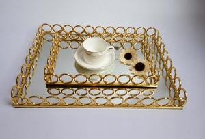 Bandejas de plata para servir de hotel de maquillaje de boda indio hechas a mano de alta calidad económicas para hoteles y restaurantes - Product Image 4