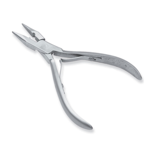 Pince d'extension de cheveux à micro anneau professionnel en acier inoxydable tête droite avec dents - Product Image 2