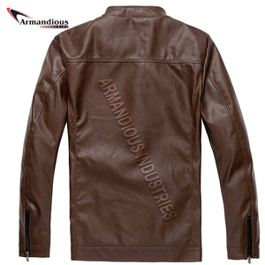 <b>Men</b> Leather Coats <b>Men</b> <b>Jacket</b> Fashion Fleece <b>Reflective</b> <b>Jacket</b> For <b>Men</b> - Product Image 6