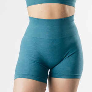 Alta calidad al por mayor de algodón con cordón Casual Terry Fabric Sports Fitness Yoga Shorts - Product Image 6