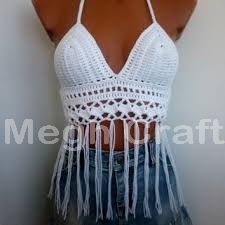ชุดบิกินี่ถักโครเชต์สำหรับผู้หญิง,ชุดบิกินี่โครเชต์มือสไตล์อินเดียไซซ์ใหญ่ขายส่ง - Product Image 2