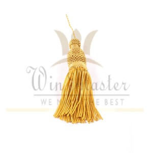 Borlas de lingotes de oro al por mayor para uso en prendas de vestir-Embellecedor de flecos de rayón textil Color y tamaño personalizados Precio bajo 2024 - Product Image 2