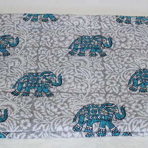 ผ้าฝ้ายพิมพ์ลายบล็อกด้วยมือขายส่ง - Product Image 1