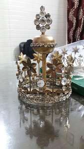 รูปปั้นมงกุฎประดับหน้าเค้กของตกแต่งทางศาสนาสำหรับบ้าน - Product Image 5