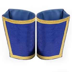 Blue Lodge Gantelet de manchette maçonnique de haute qualité avec broderie à la main - Product Image 4