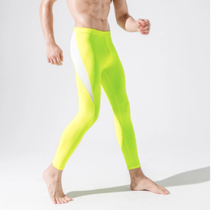 OEM Active Wear Running Pants for Men <b>Hot</b> Selling Gym Sports Workout Compression <b>Leggings</b> Printed Pattern Knitted Bulk Wholesale - Product Image 5