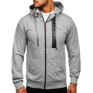 Conjunto de Sudadera con capucha de gran tamaño con estampado 3D para hombre de muestra gratis OEM 50% Algodón 50% poliéster sudadera de manga larga traje negro - Product Image 5