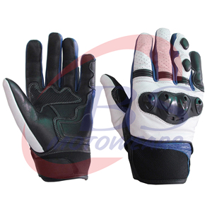 Guantes Protectores de cuero para moto, para carreras profesionales - Product Image 2