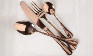 Elegant Black Cutlery Set Modern Metal Wedding Decorative Spoon Knife and Fork Flatware Set for Wedding Parties Decor - Product Image 3