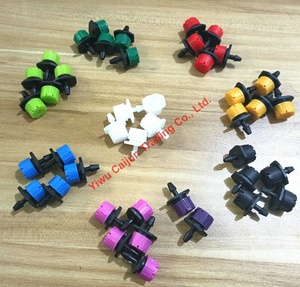 Sistema de <span class=keywords><strong>riego</strong></span> <span class=keywords><strong>por</strong></span> <span class=keywords><strong>goteo</strong></span> ajustable para jardín, Micro aspersor de 8 agujeros, emisor de agua para agricultura, gotero, gran oferta - Product Image 6