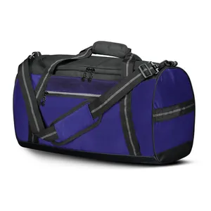 Purple customize waterproof gym bag holdall outdoor sports bag tarpaulin duffel bags travel backpack hiking