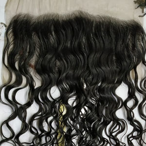 Tyagi 12A Mink Indian Natural Curly Remy Hair Doble trama 5x5 Cierre 13x6 Frontal Muestra gratis Fábrica al por mayor Más alta calidad - Product Image 2