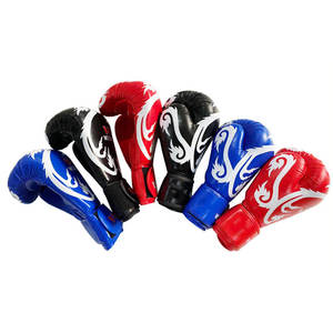 ที่มีคุณภาพสูงที่กำหนดเองโลโก้มวยคู่ที่กำหนดเอง PU หนังพิมพ์การฝึกอบรมคู่ - Product Image 3