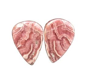 Cabujones sueltos de piedras preciosas de Rodocrosita, tamaño Natural, par - Product Image 1