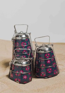 Lonchera Bento de Acero Inoxidable de 5 Niveles, Diseño Moderno, Alta Calidad, Marca King International - Product Image 4