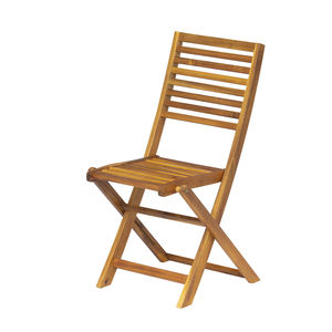 Chaise moderne en bois pliable polyvalente pour une utilisation intérieure/extérieure dans la cuisine, l'hôpital ou l'école Mobilier d'extérieur - Product Image 1