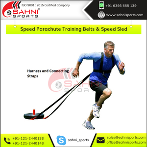 Conjunto de Paracaídas para Entrenamiento de Velocidad en Fútbol, Kit de Entrenamiento de Agilidad y Resistencia, Kit de Trineo para Entrenamiento de Velocidad y Resistencia - Product Image 6